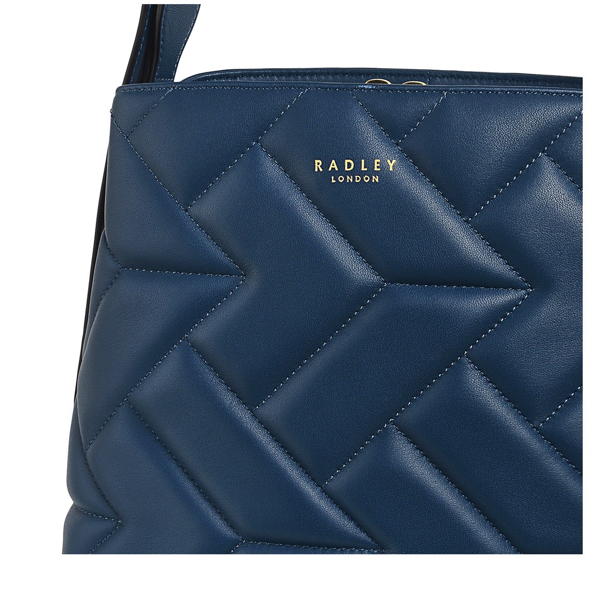 Dukes Place Leather Medium Compartment Crossbody Bag in Deepsea - H8832405