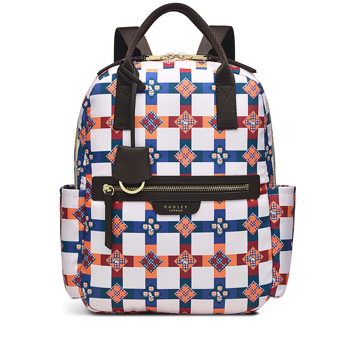 Finsbury Park Fabric Medium Ziptop Backpack in Chalk - H8841109