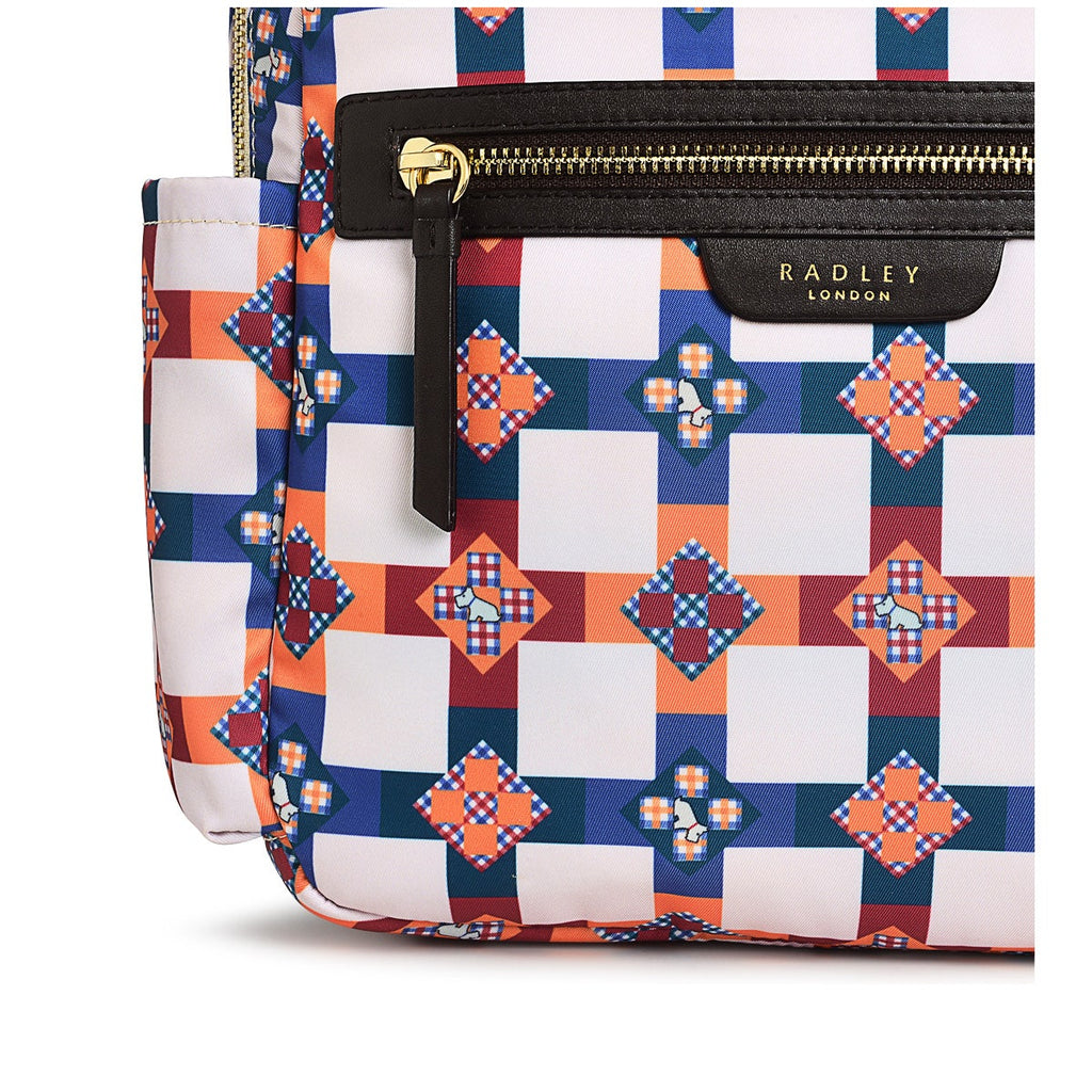 Finsbury Park Fabric Medium Ziptop Backpack in Chalk - H8841109