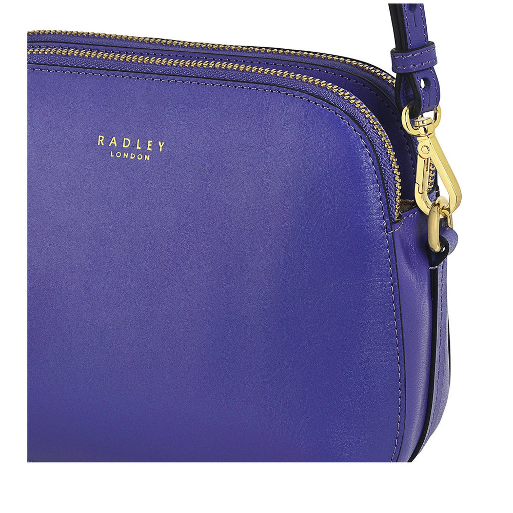 Dukes Place Leather Medium Ziptop Crossbody Bag in Aurora - H8865519