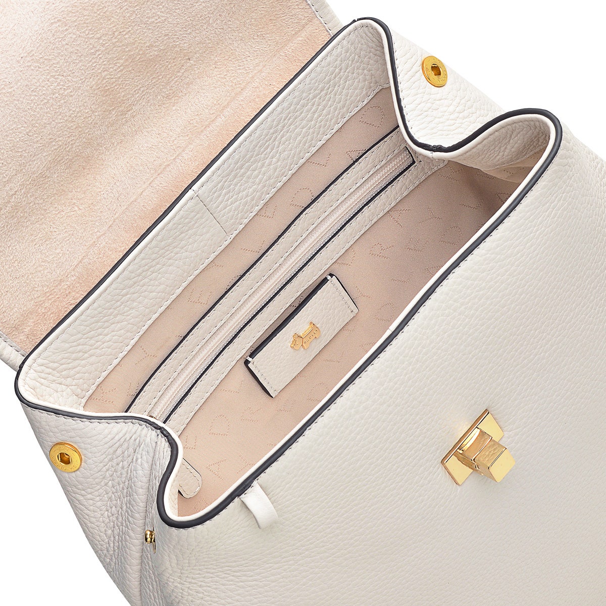 Heirloom Place Leather Medium Flapover Backpack in Chalk - H8869109