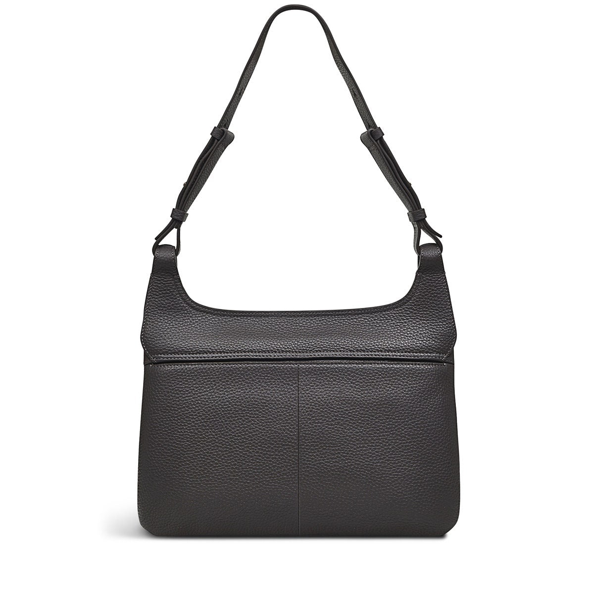 Grove Lane Leather Medium Flapover Shoulder Bag in Thunder - H8871074