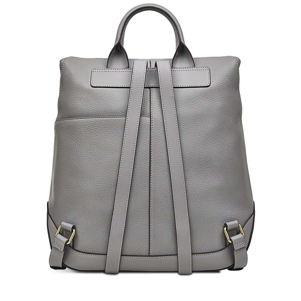 Milligan Street Leather Medium Zip Around Backpack in Cloud Burst - H8951093