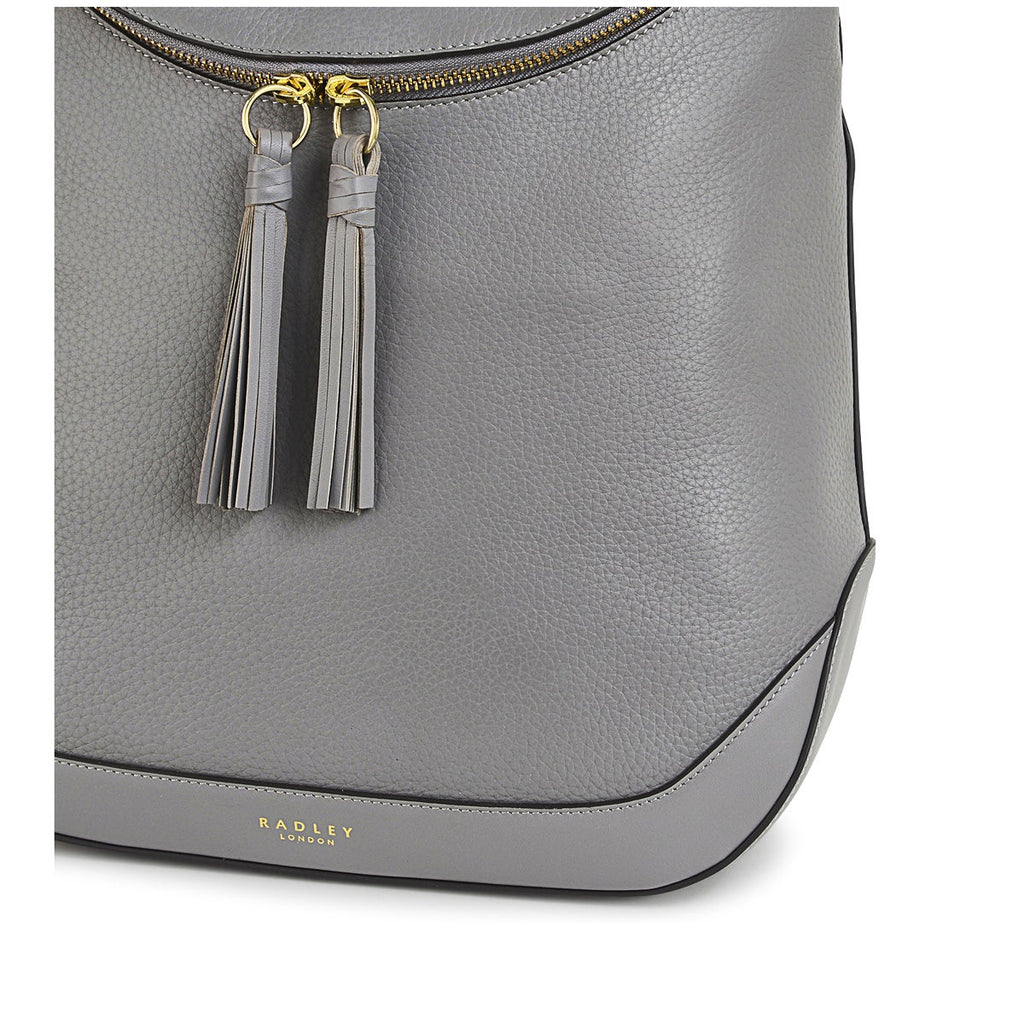 Milligan Street Leather Medium Zip Around Backpack in Cloud Burst - H8951093