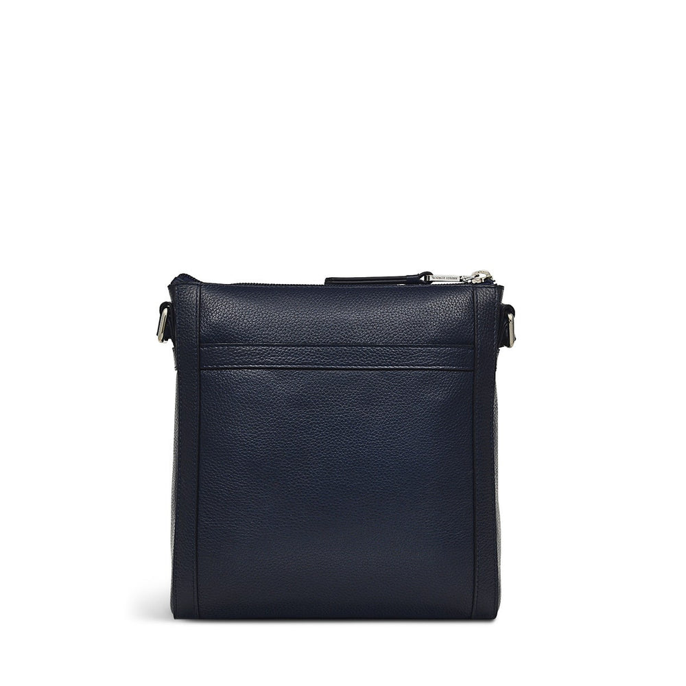 Derby Street Leather Small Ziptop Crossbody Bag in Ink - H9131401