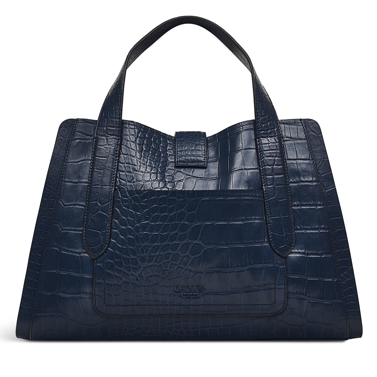 ルアナ Ink Blue Grab Bag | Sloane Street Faux Croc SS24 | Radley London