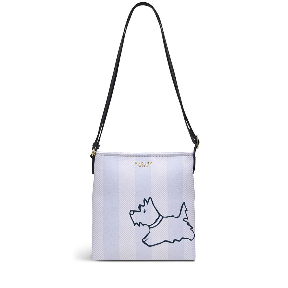 Palace Gardens Fabric Small Ziptop Crossbody Bag in Chalk - H9218109