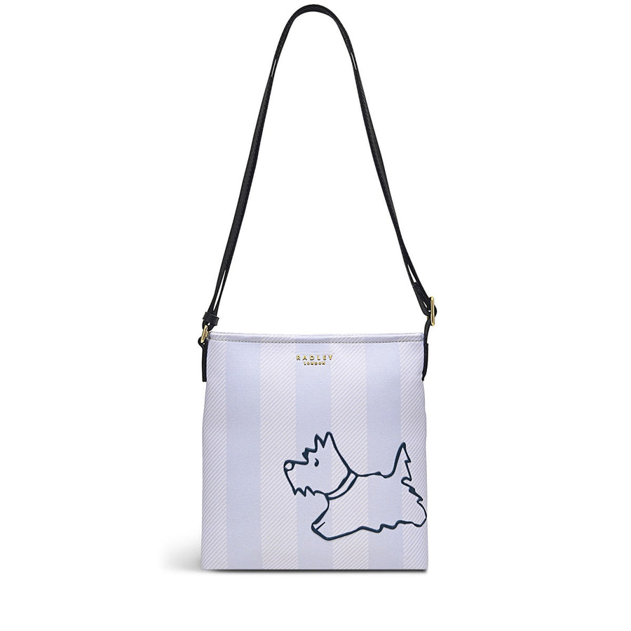 Palace Gardens Fabric Small Ziptop Crossbody Bag in Chalk - H9218109