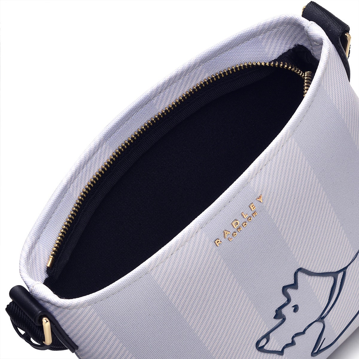 Palace Gardens Fabric Small Ziptop Crossbody Bag in Chalk - H9218109