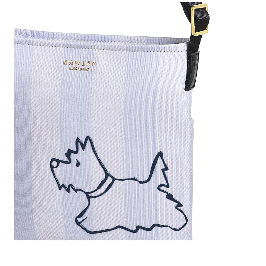 Palace Gardens Fabric Small Ziptop Crossbody Bag in Chalk - H9218109