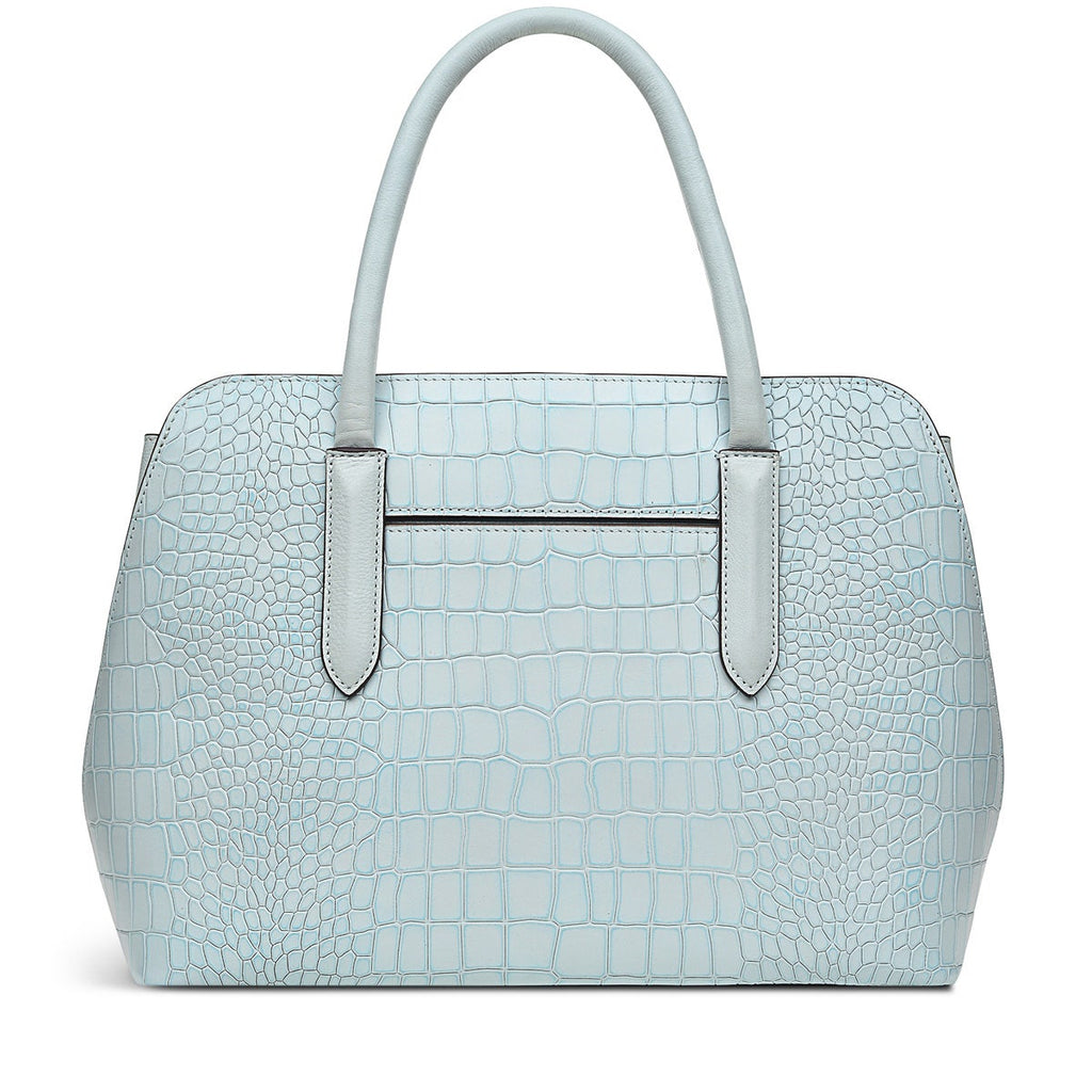 Liverpool Street 2.0 Leather Medium Ziptop Multiway Bag in Seafoam - H9242367