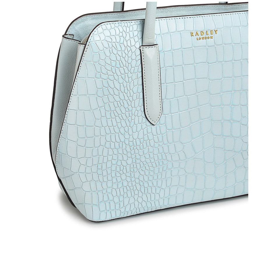 Liverpool Street 2.0 Leather Medium Ziptop Multiway Bag in Seafoam - H9242367