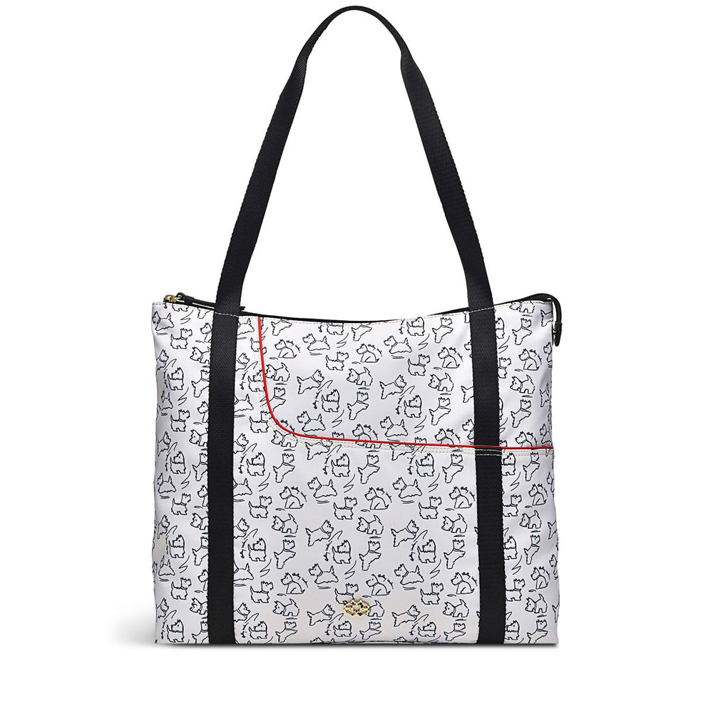 Radley 24/7 Fabric Medium Ziptop Shoulder Bag in Chalk - H9259109
