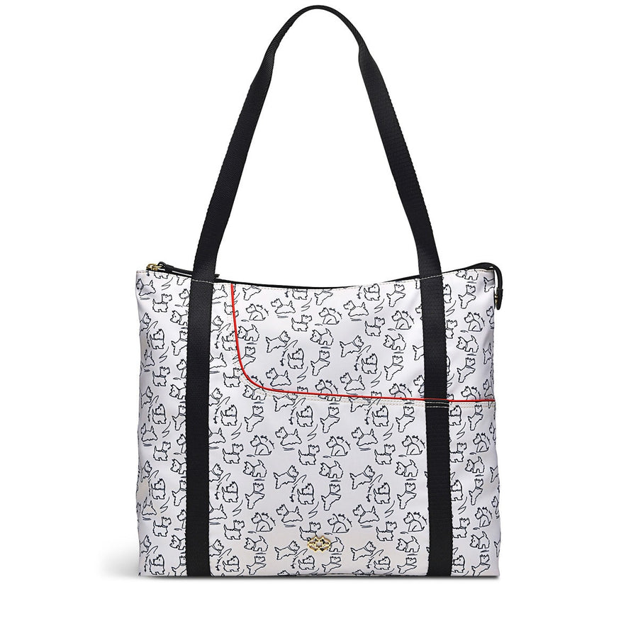 Radley 24/7 Fabric Medium Ziptop Shoulder Bag in Chalk - H9259109