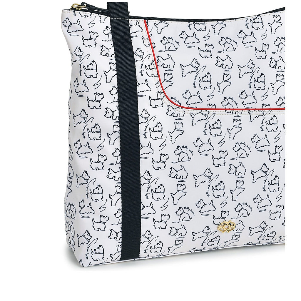 Radley 24/7 Fabric Medium Ziptop Shoulder Bag in Chalk - H9259109
