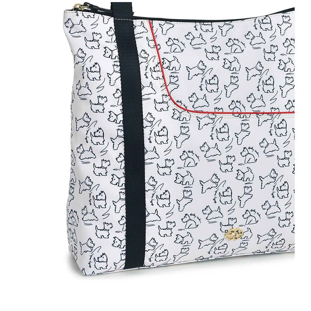 Radley 24/7 Fabric Medium Ziptop Shoulder Bag in Chalk - H9259109