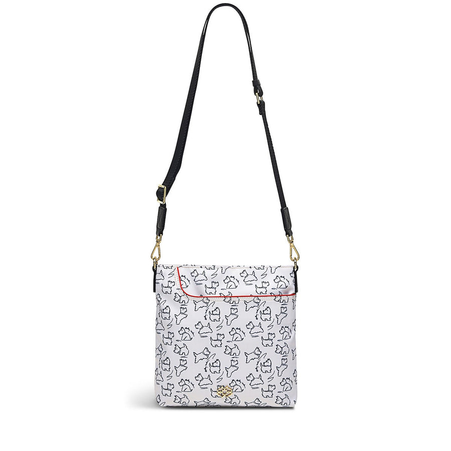 Radley 24/7 Fabric Small Ziptop Crossbody Bag in Chalk - H9261109