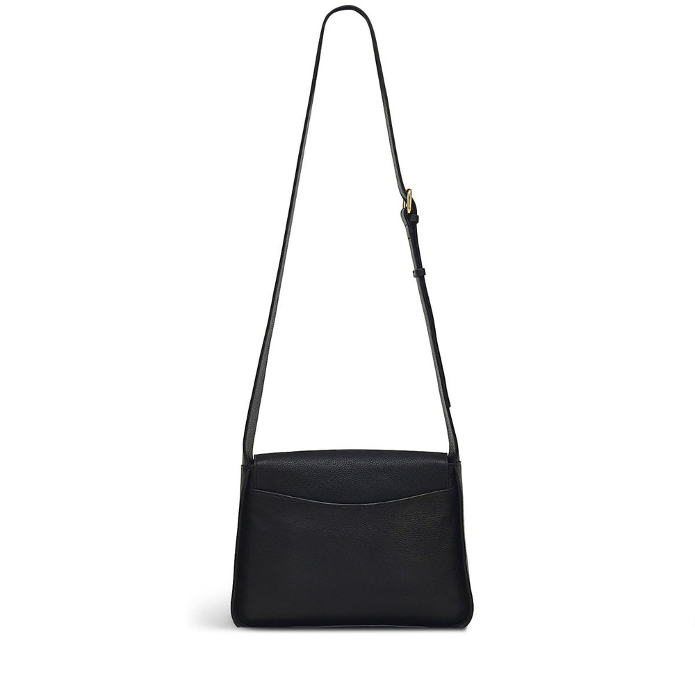 WESTWELL LANE MEDIUM FLAPOVER CROSS BODY BLACK