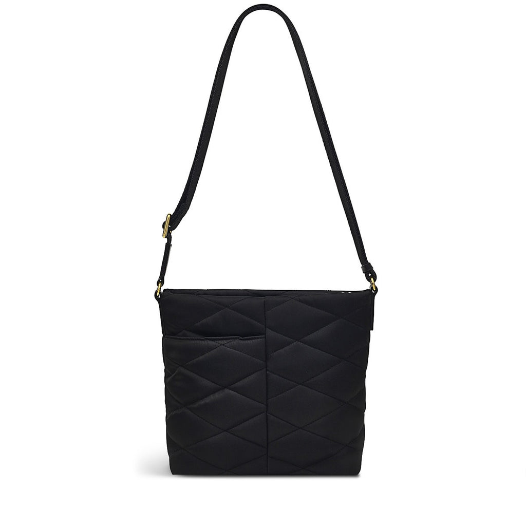 Maltby Street Fabric Small Ziptop Crossbody Bag in Black - H9341001