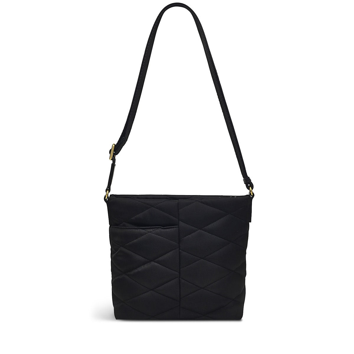 Maltby Street Fabric Small Ziptop Crossbody Bag in Black - H9341001