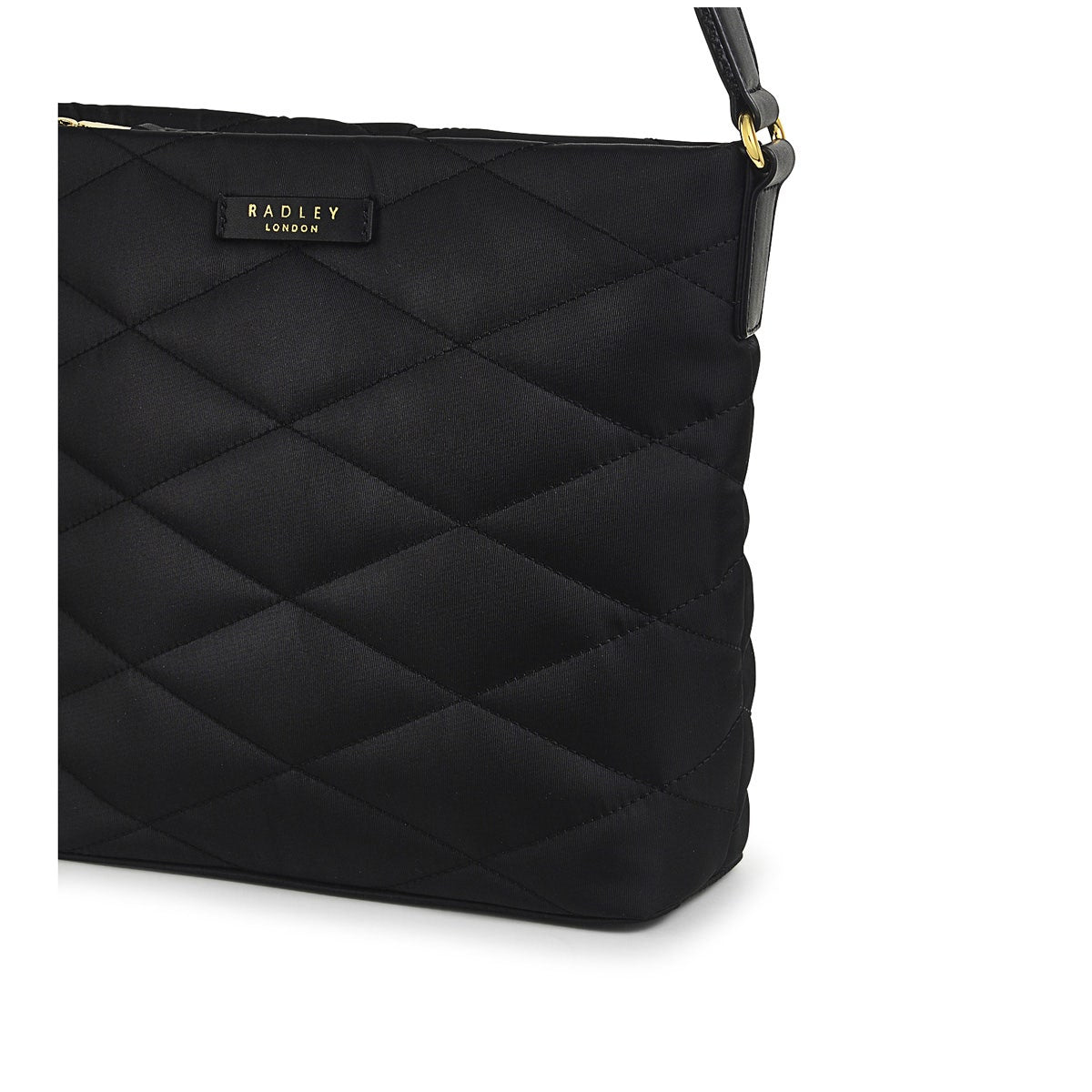 Maltby Street Fabric Small Ziptop Crossbody Bag in Black - H9341001