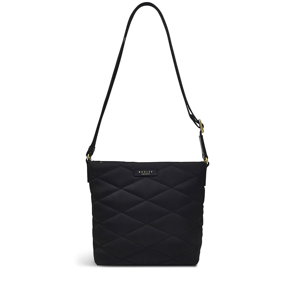 Maltby Street Fabric Small Ziptop Crossbody Bag in Black - H9341001