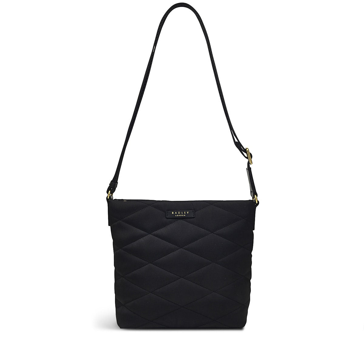 Maltby Street Fabric Small Ziptop Crossbody Bag in Black - H9341001