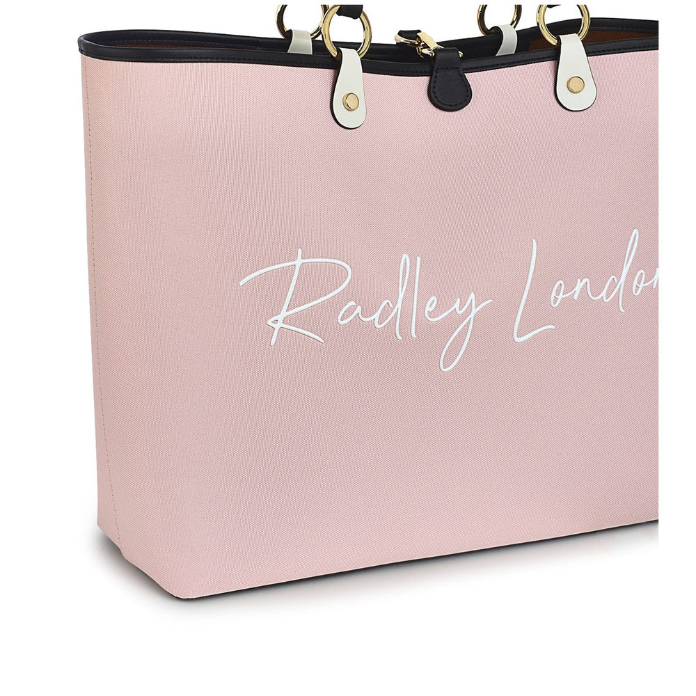 Addison Gardens Fabric Large Open Top Tote Bag in Clay Pink - H9432958