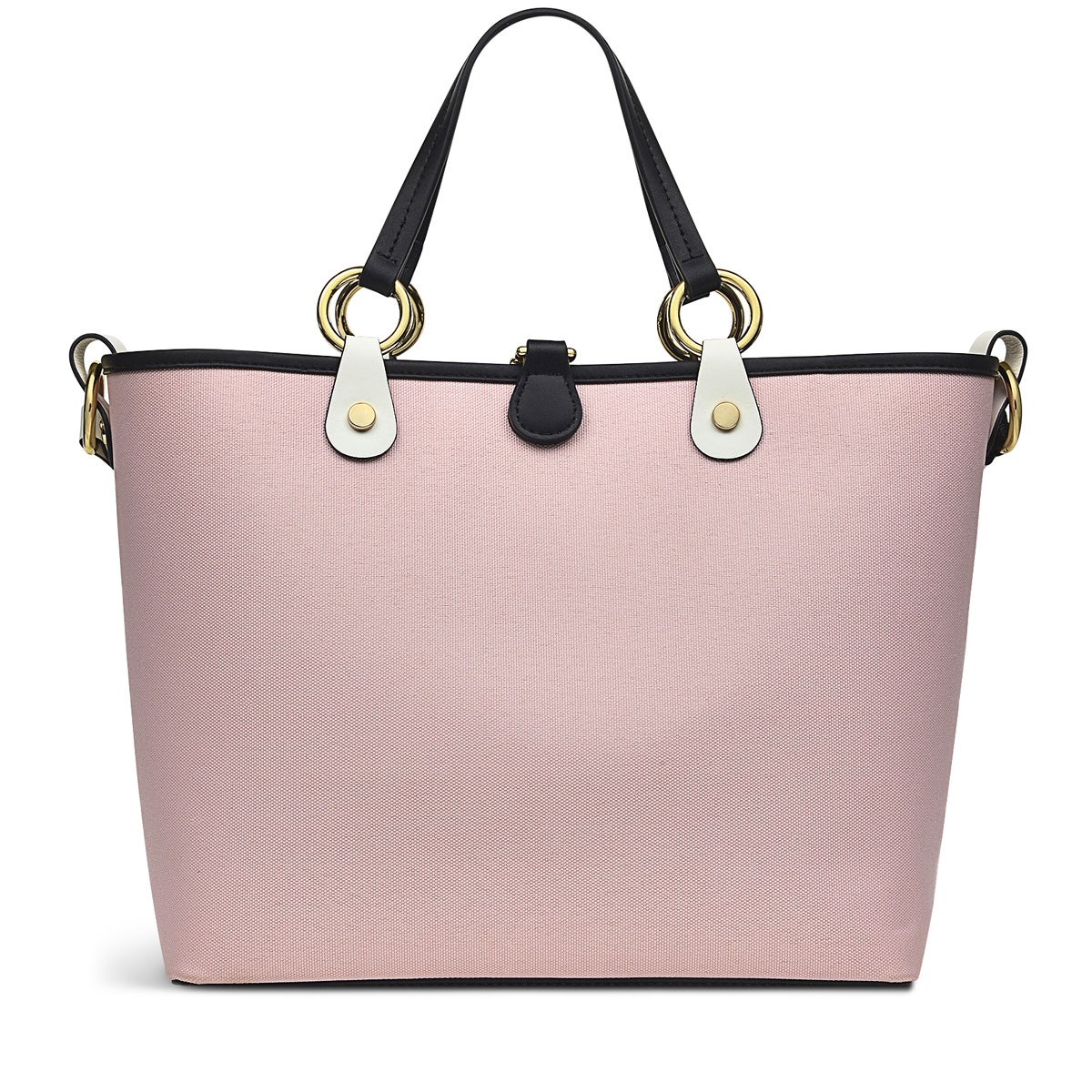 Addison Gardens Fabric Medium Open Top Satchel Bag in Clay Pink - H9433958