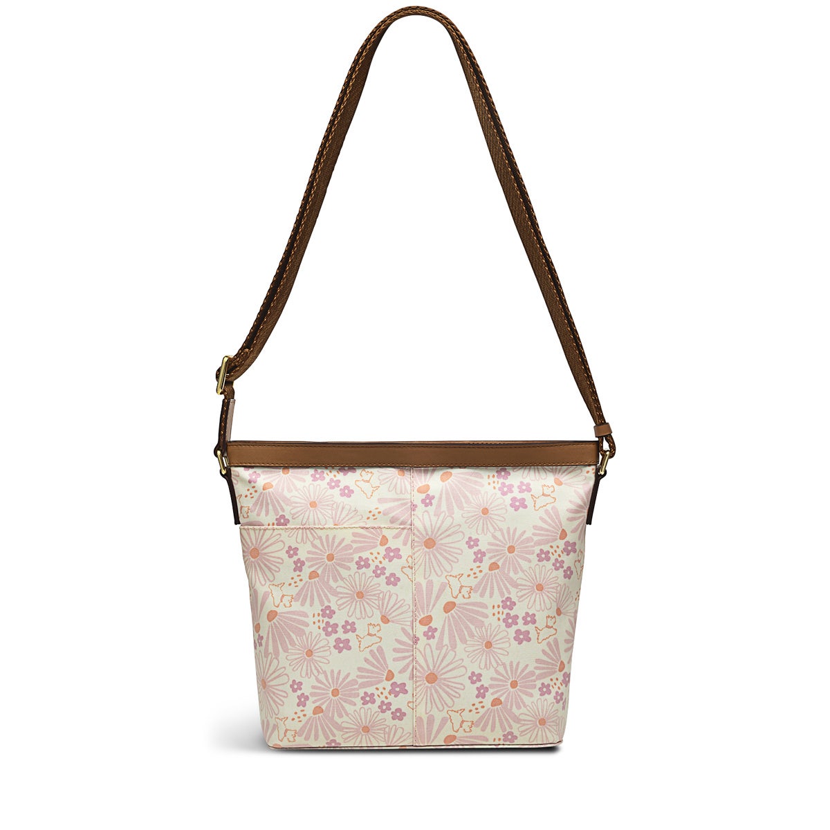 Radley Blooms Fabric Medium Ziptop Crossbody Bag in Chalk - H9435109