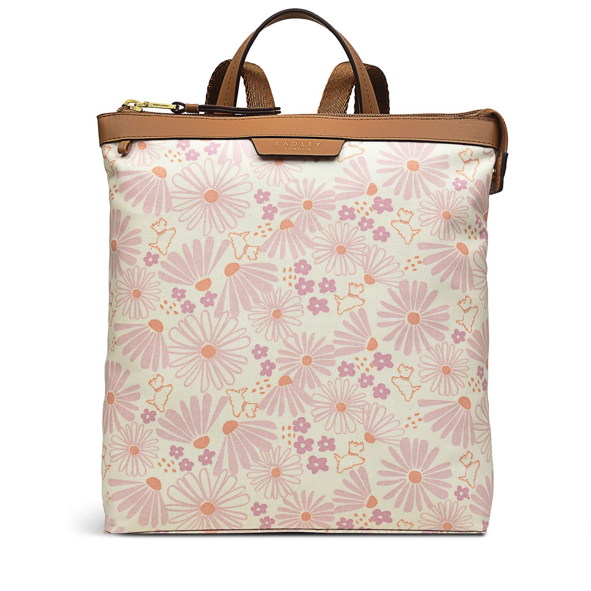 Chalk Small Ziptop Backpack | Radley Blooms SS24 | Radley London