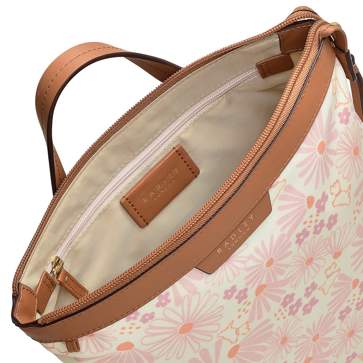 Chalk Small Ziptop Backpack | Radley Blooms SS24 | Radley London