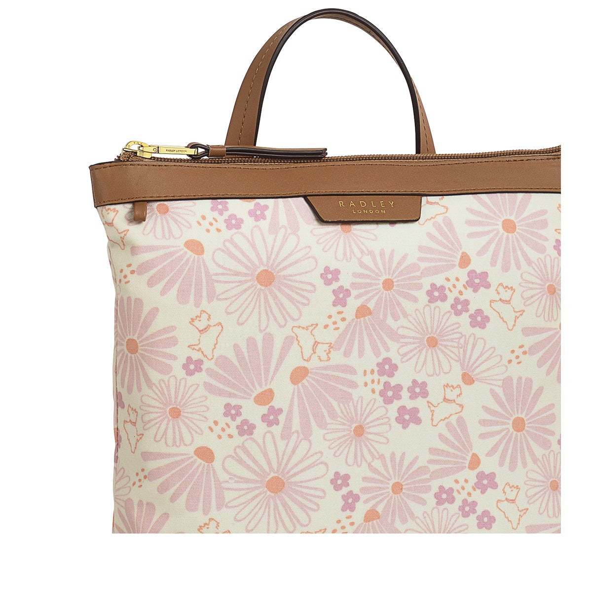 Chalk Small Ziptop Backpack | Radley Blooms SS24 | Radley London