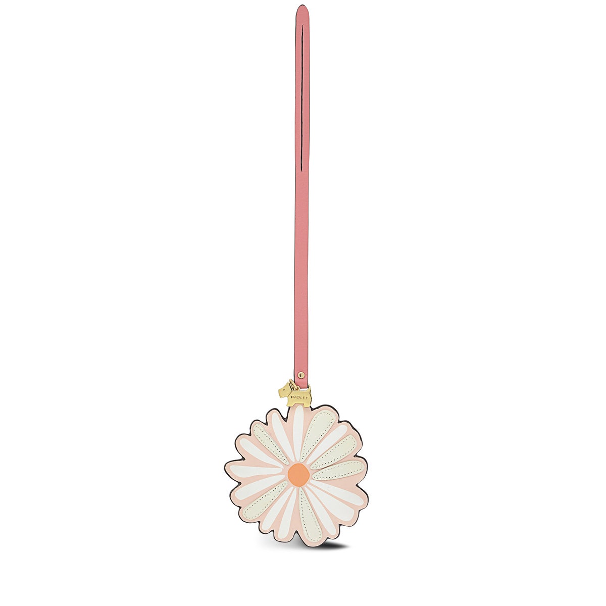 Radley Blooms Leather Bag Charm in Clay Pink - K9380958