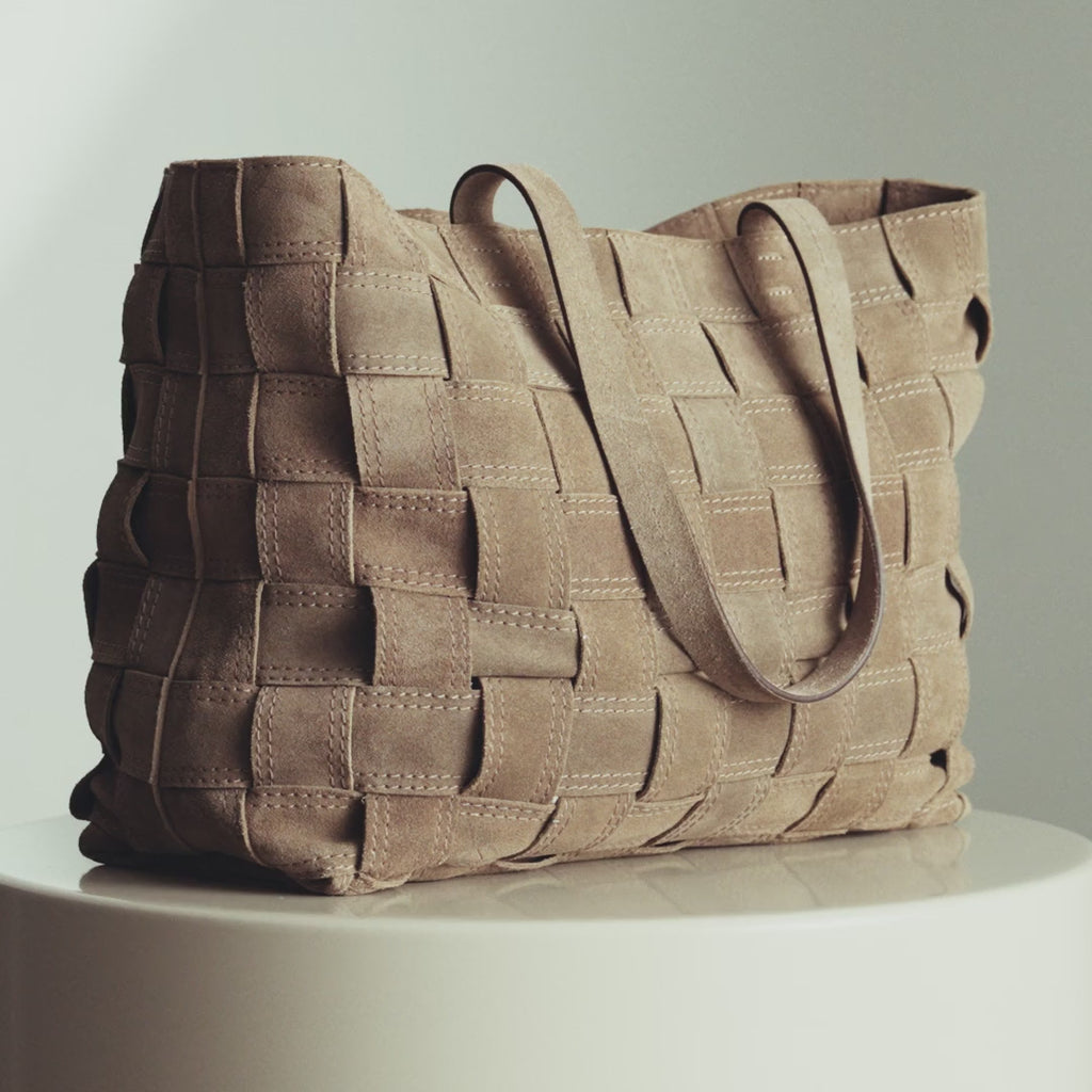 THE ABBEY LARGE OPEN TOP TOTE COFFEE - 113092