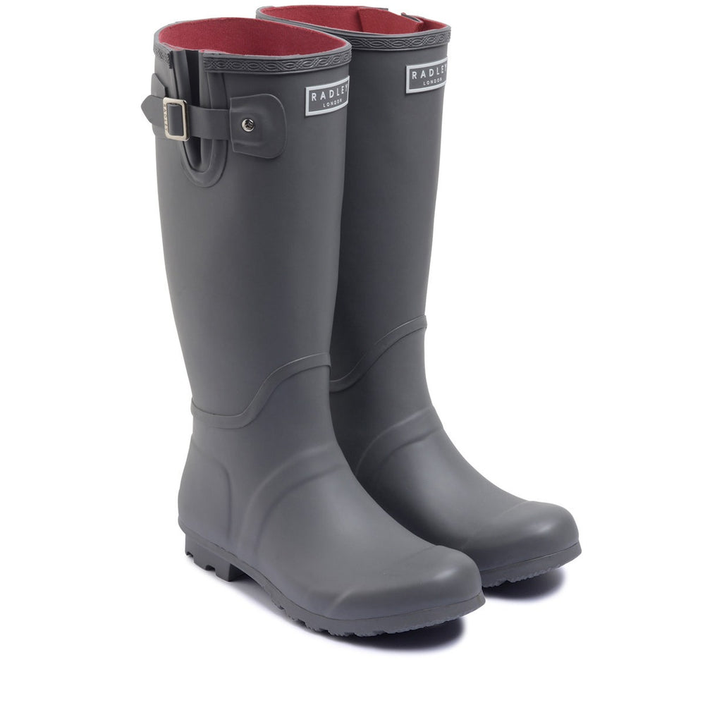 Alba Hi Long Wellington in Grey  -  Q3126043A