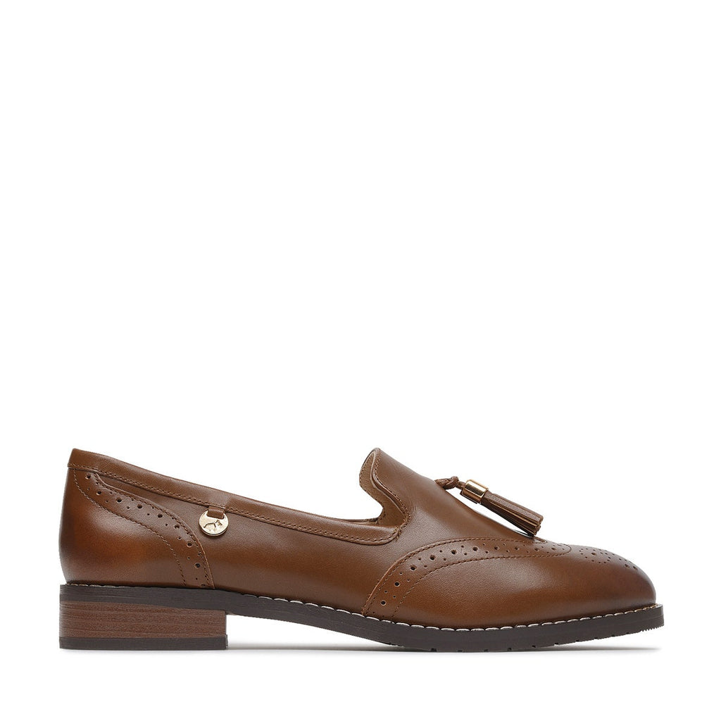 SADLER BROGUE LOAFER TAN