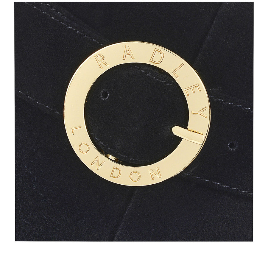 ANCHOR MEWS BIG BUCKLE HEELED SMART BOOT BLACK