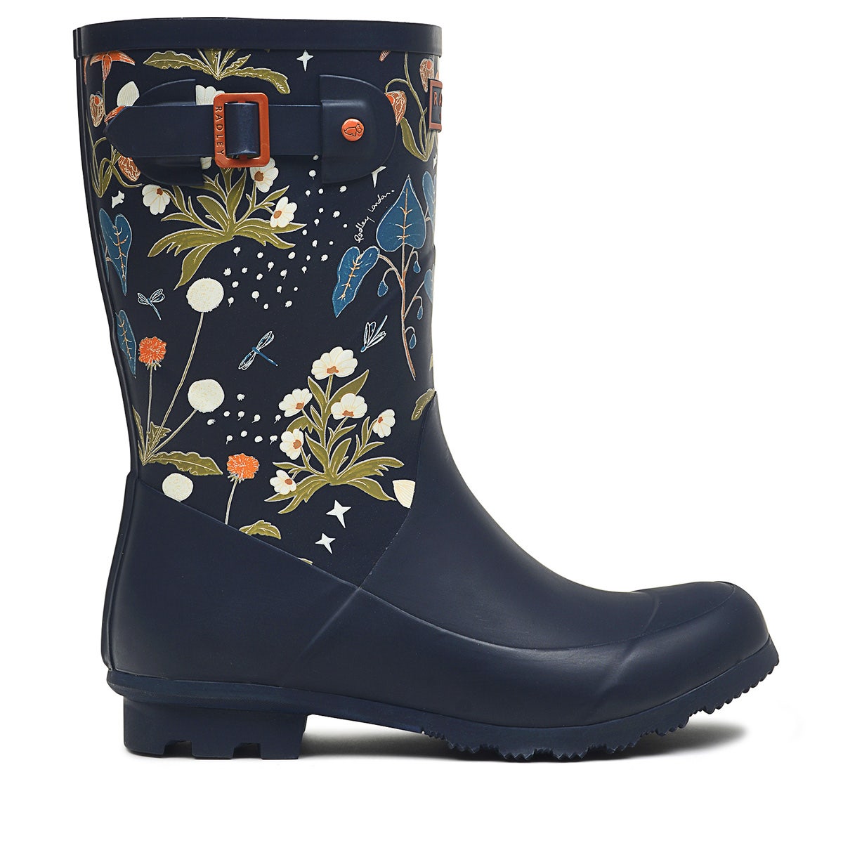 ALBA MID PRINTED WELLY MID 1 NAVY