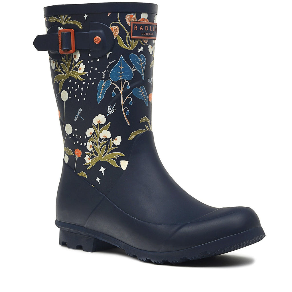 ALBA MID PRINTED WELLY MID 1 NAVY