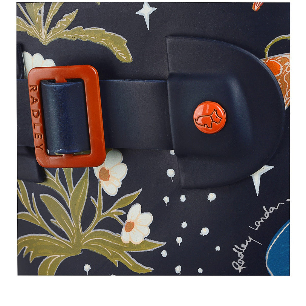 ALBA MID PRINTED WELLY MID 1 NAVY