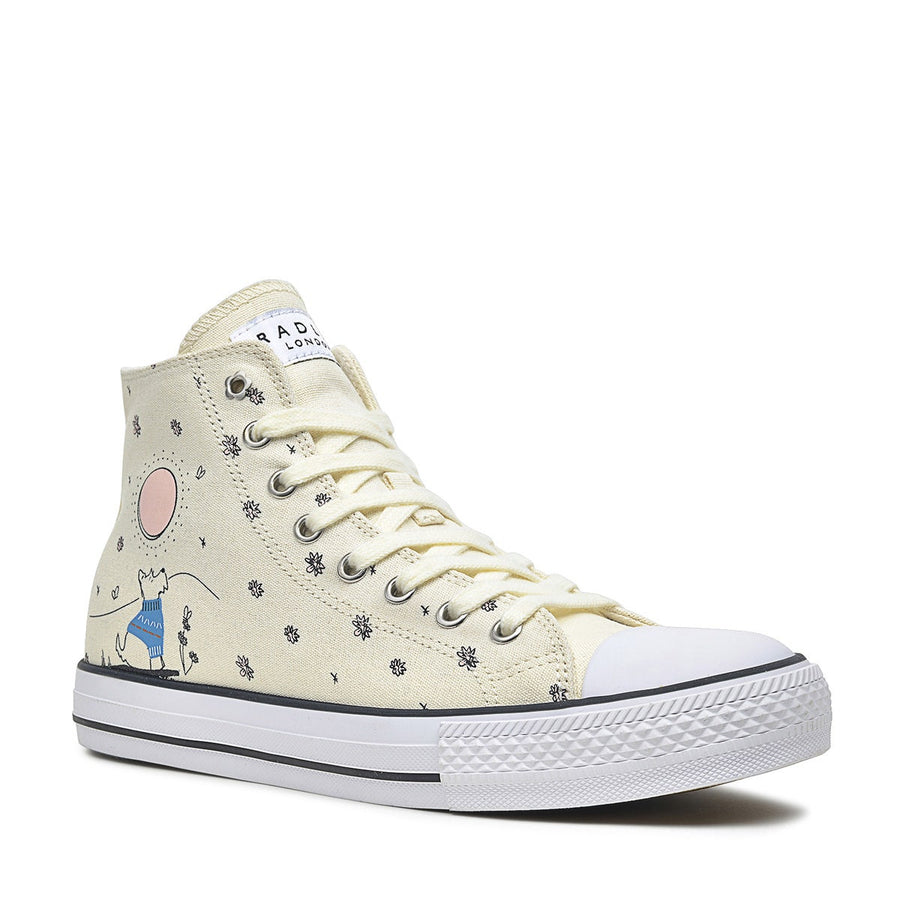 CANVAS HI HIGH TOP SUN & MOON NATURAL