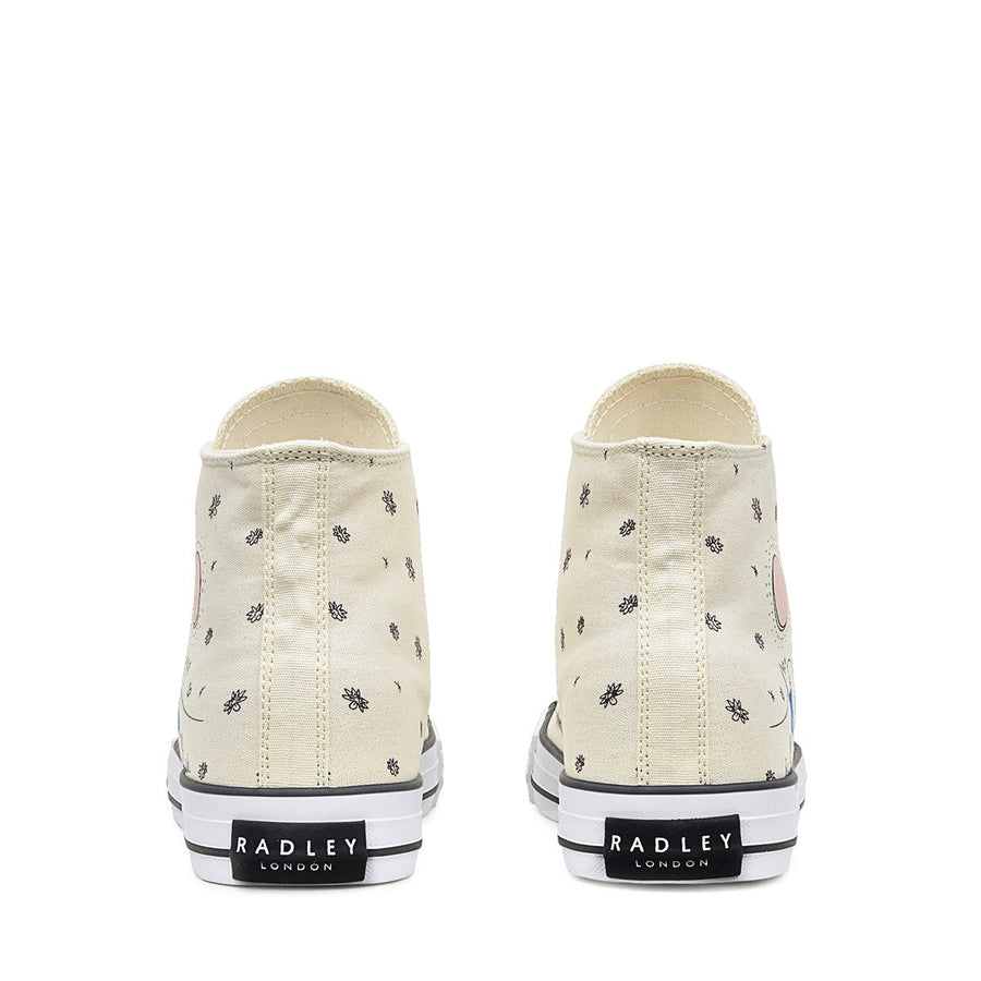 CANVAS HI HIGH TOP SUN & MOON NATURAL