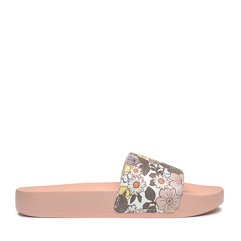 HAVANA RISE SLIDER - 60'S FLORAL PINK