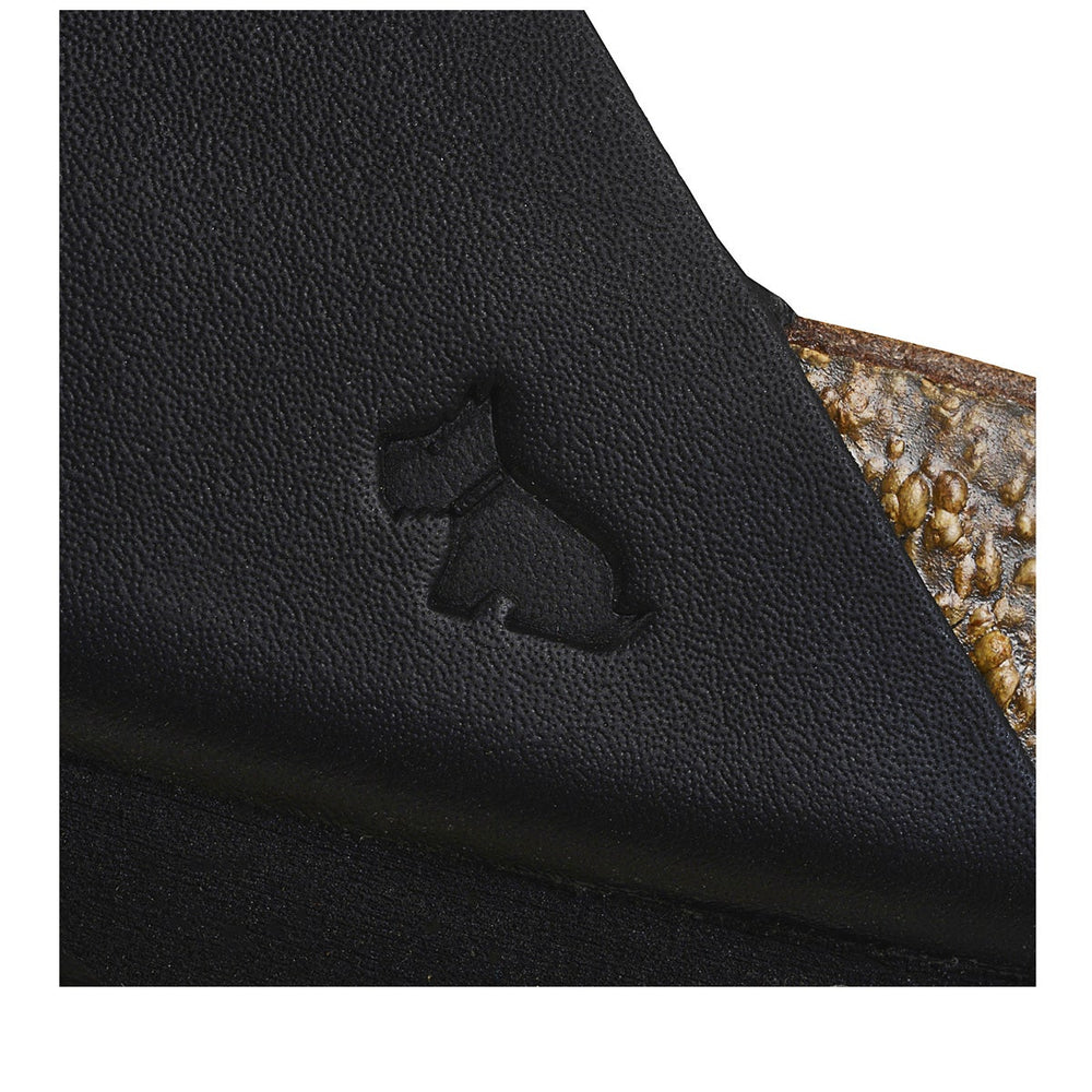 TAYMONT RISE DOUBLE BUCKLE FOOTBED MULE BLACK
