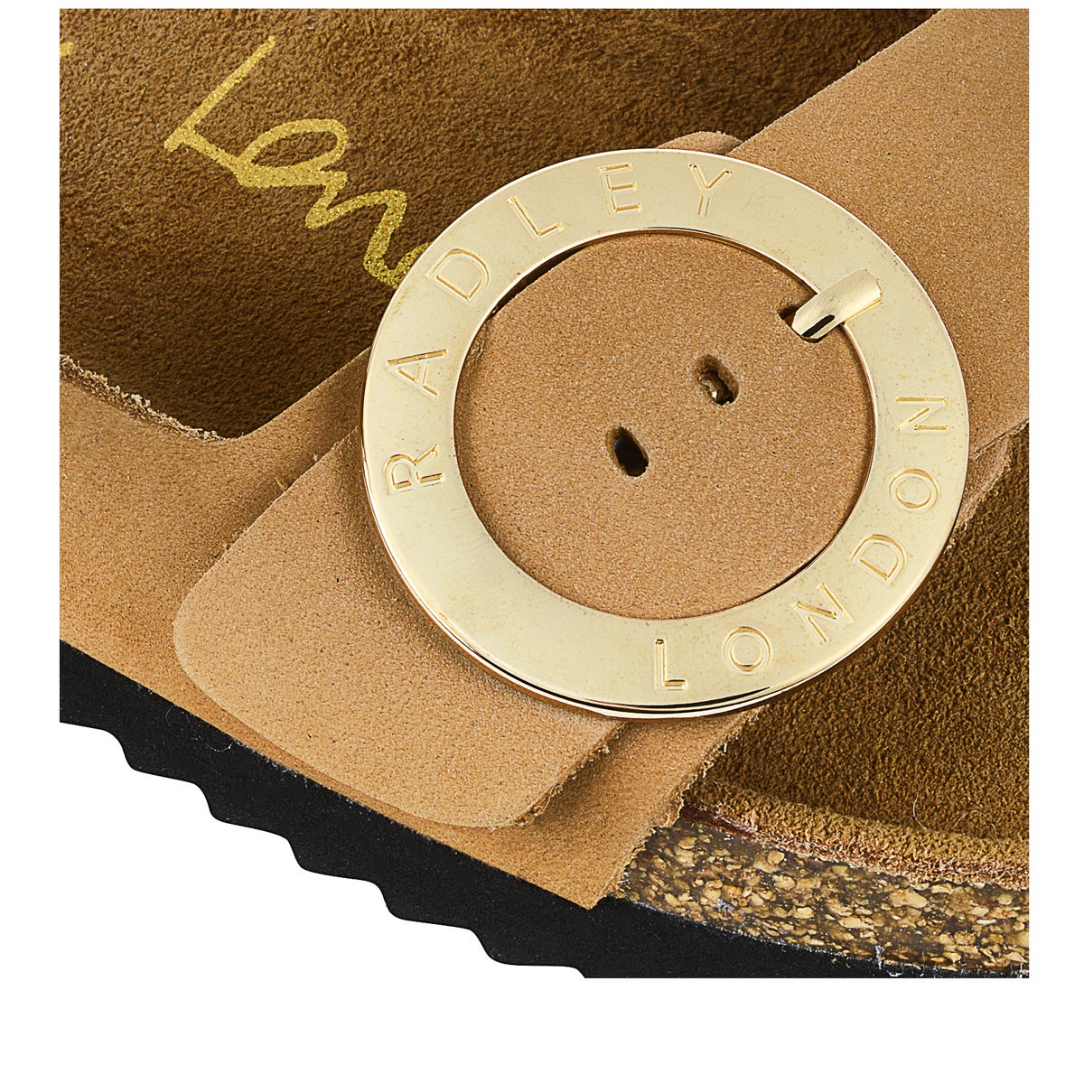 TAYMONT RISE DOUBLE BUCKLE FOOTBED MULE TAN