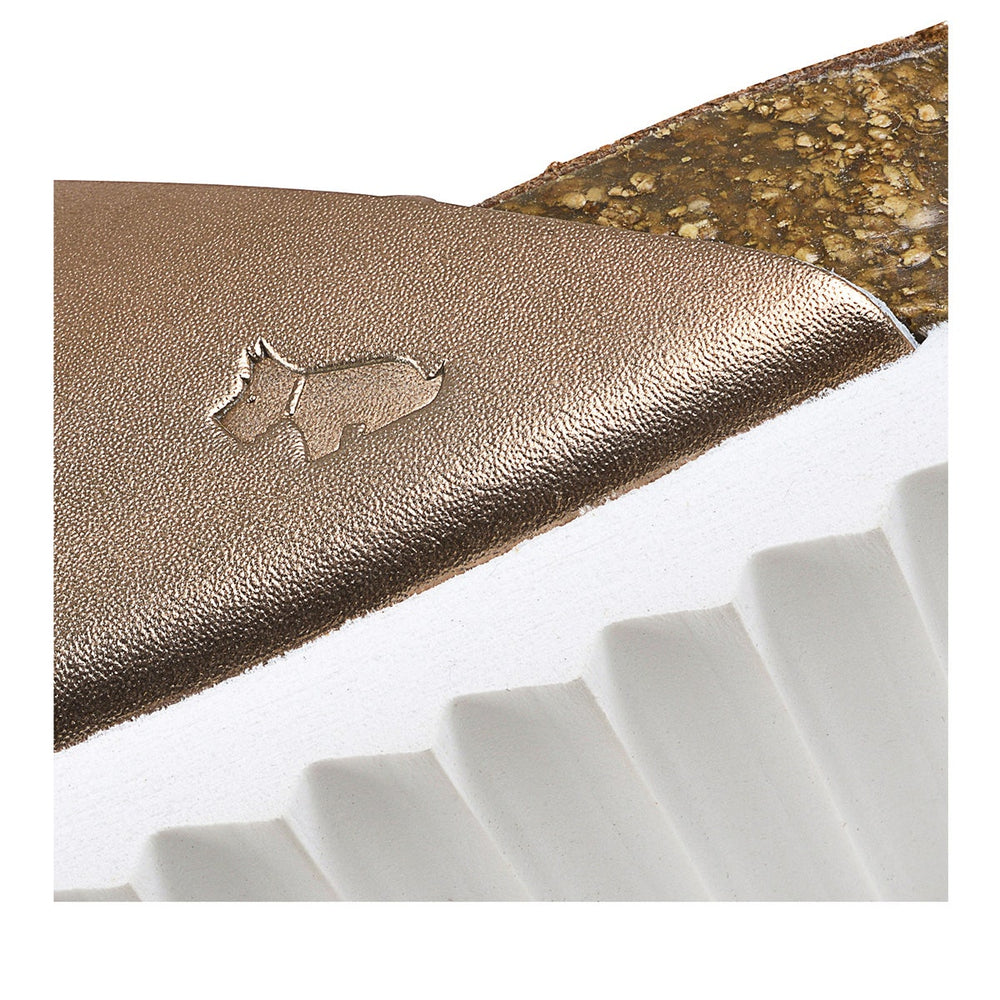TAYMONT RISE DOUBLE BUCKLE FOOTBED MULE ROSE GOLD