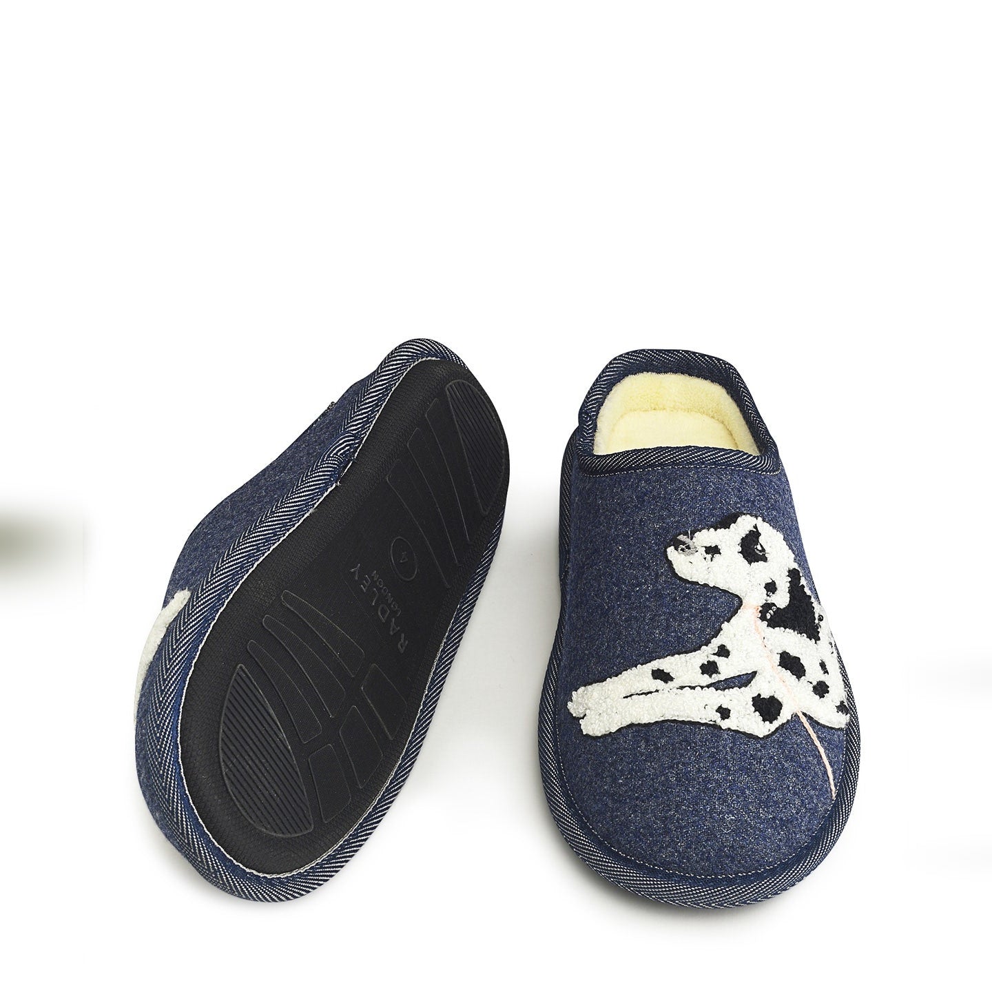 Radley & Friends UK 3 / EUR 36 Fabric Radley Slipper Mule in Navy - Q6944482A