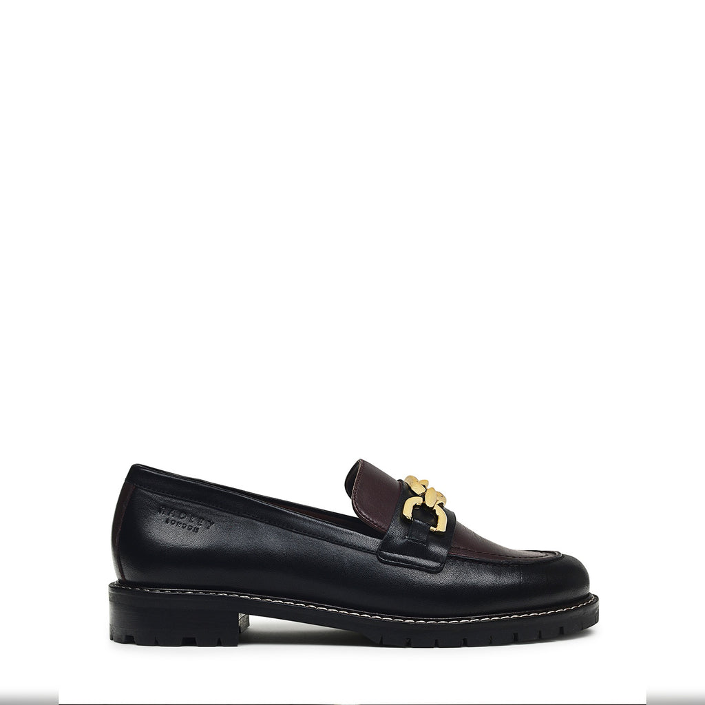 CAVENDISH AVENUE - C CHUNKY CHAIN LOAFER DARK CHERRY