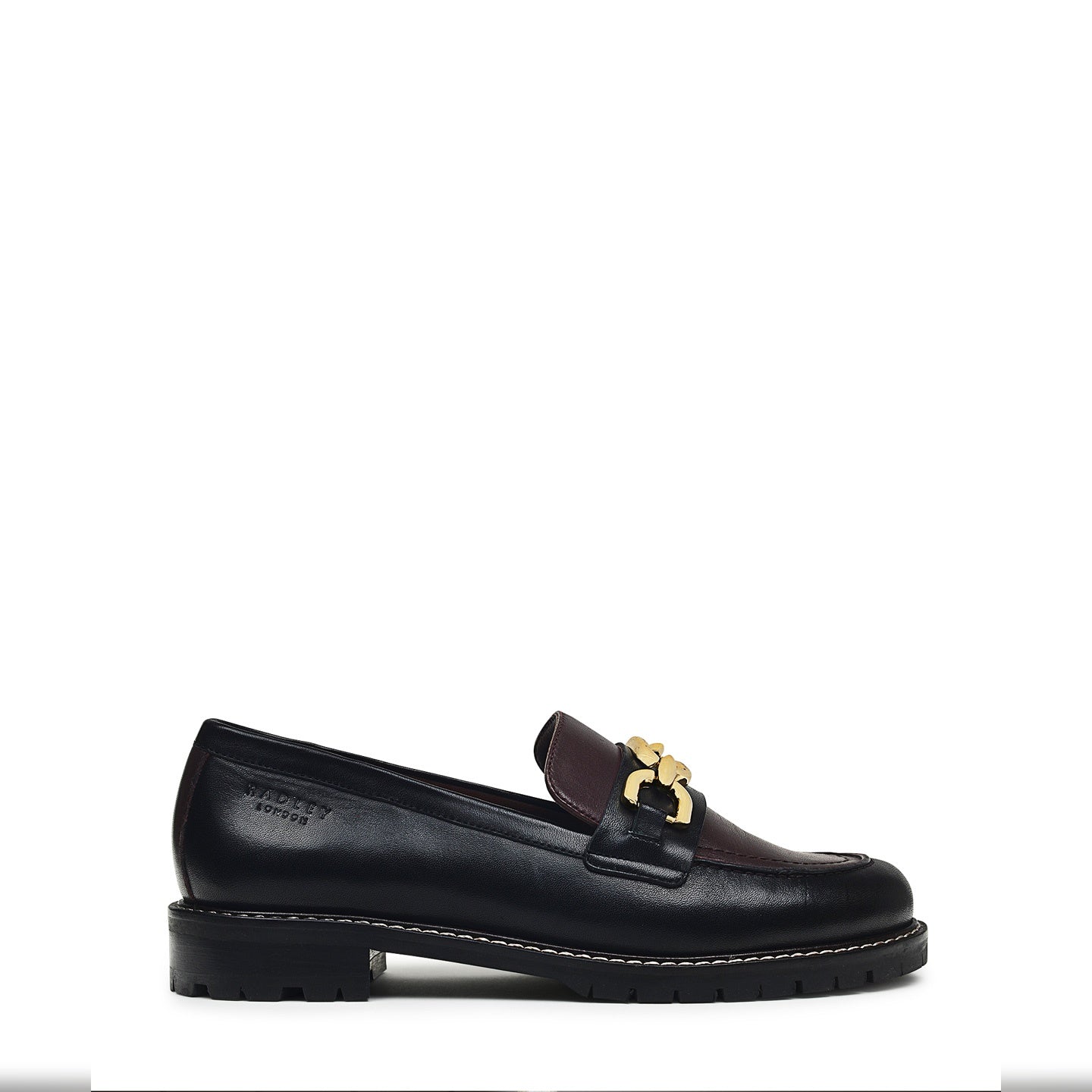 CAVENDISH AVENUE - C CHUNKY CHAIN LOAFER DARK CHERRY